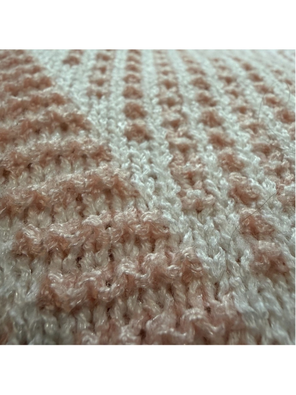 Vintage 80s Pink Pastel Knit Polo - Size Small - Picture 7 of 8